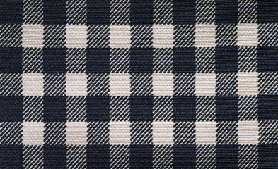 Black and white tablecloth background seamless and texture