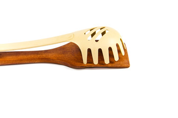 Spaghettilöffel mit Kochlöffel