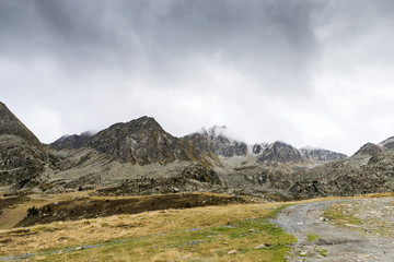 mountains in autumn