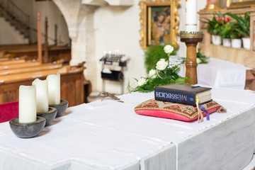 Altar in a church