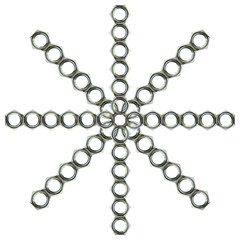 Nut isolated on a white background