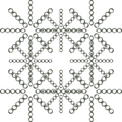 Nut isolated on a white background