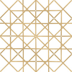 Abstract of round wood stick isolated on white background