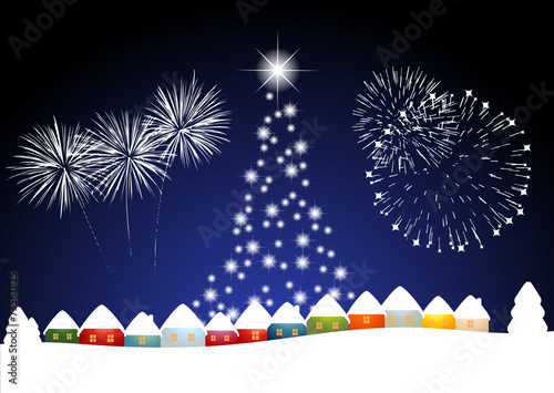 &quot;Frohe Weihnachten und eine gutes neues Jahr&quot; Stockfotos und