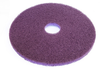 Floor polishing pad isolated on white background