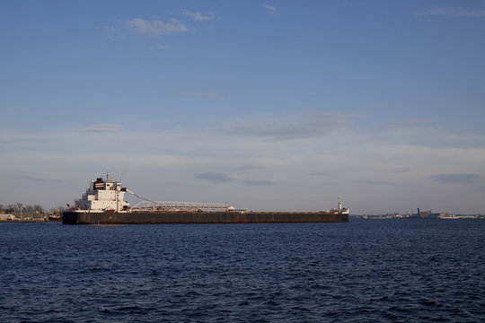 Ship Entering Harbor