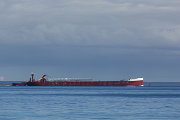 Ship On Lake Huron