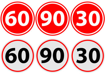 traffic sign limit speed