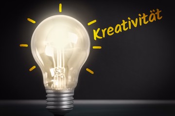 Glühbirne - Kreativität - Idee - Konzept