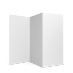 Blank brochure