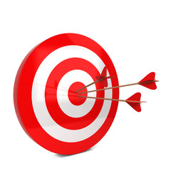 Arrows hit the target
