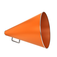 Orange bullhorn