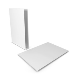 Blank paper folder