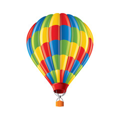 Naklejka premium Colored balloon isolated on white vector