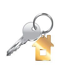 House key isolated on white vector