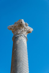 Cyprus - Ancient Roman column at Kourion