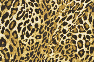 Brown and black leopard pattern.Spotted animal print background.