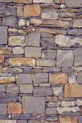Mur en pierre - Effet vintage