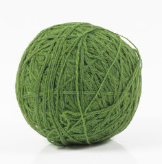 Fototapeta premium Green wool