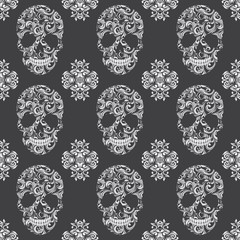 Skull Vintage Pattern