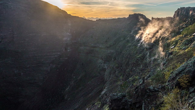 Vesuvius Natural Park Timelapse