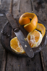 Peel an orange