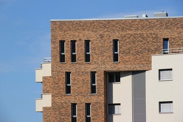 Obraz premium Modern apartments block