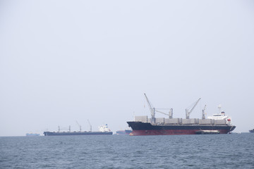 Large cargo ship