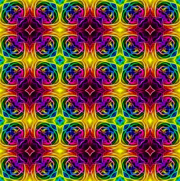 Retro Hippie Rainbow Design