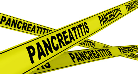 Панкреатит (pancreatitis). Желтая оградительная лента