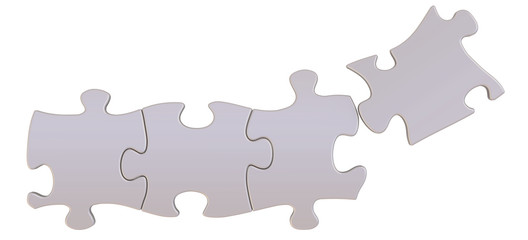 Obraz premium Элементы игры пазл