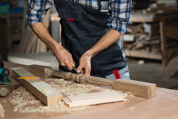 Carpenter at work