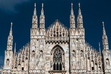 Fototapeta premium Duomo di Milano, Cathedral of Milano, Italy