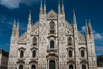 Fototapeta na wymiar Duomo di Milano, Cathedral of Milano, Italy