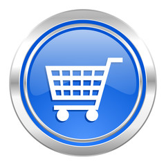 cart icon, blue button, shop sign