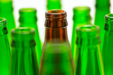 Nine Green and One Brown Bottles.