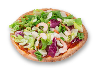 Delicious italian primavera pizza