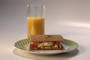 a small dish for breakfast