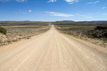 Fototapeta na wymiar Namibian dirt road