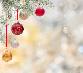 Abstract Christmas background