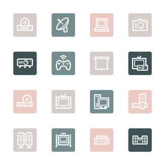 Electronic Appliances Web Icons