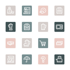 Kitchen Appliances Web Icons