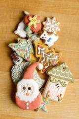 Decorative christmas cookies