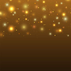 Background with particles and stars