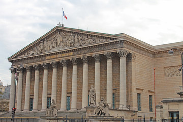 Fototapeta na wymiar Paris Assemblée Nationale