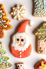 Decorative christmas cookies