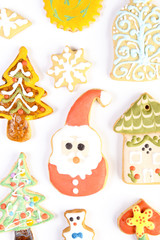 Decorative christmas cookies
