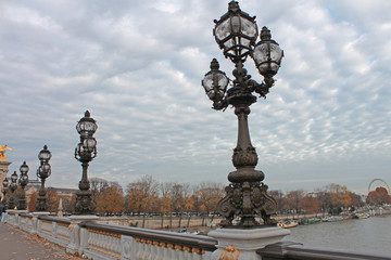 Fototapeta na wymiar Paris pont Alexandre III