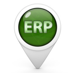 ERP pointer icon on white background