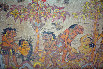 Obraz na płótnie Canvas Royal palace, Klungkung, Bali, Indonesia